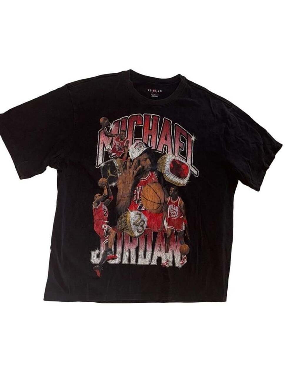 Jordan Michael Jordan Graphic T-Shirt XL Black